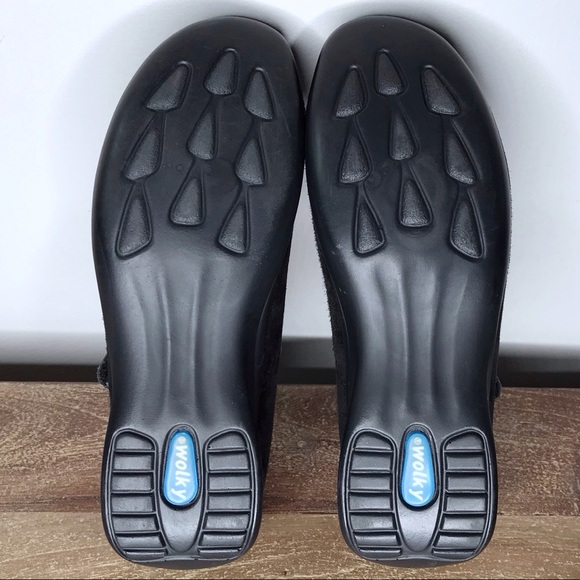 NEW WOLKY Black Suede Passion Mary Jane walking shoe 37 6 - Picture 8 of 10